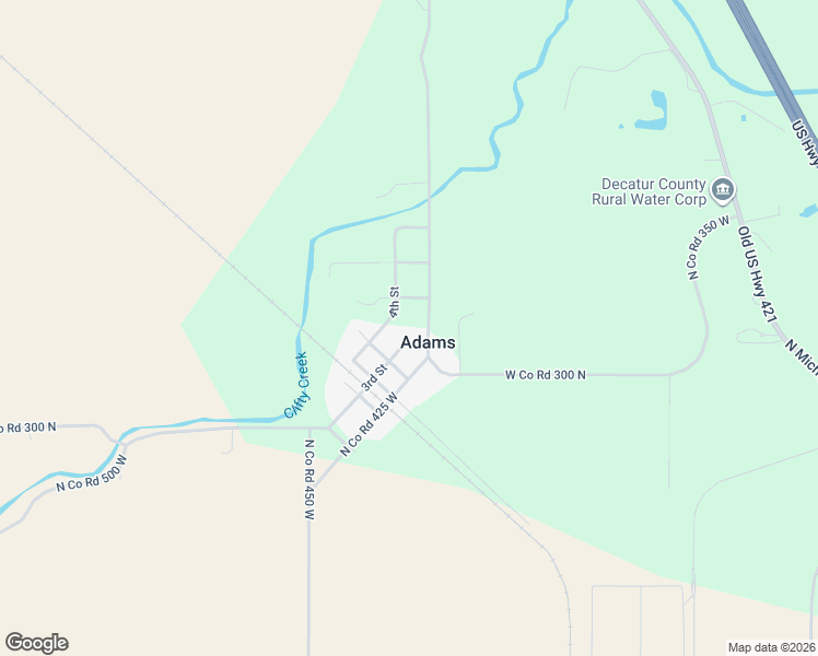 map of restaurants, bars, coffee shops, grocery stores, and more near in Adams