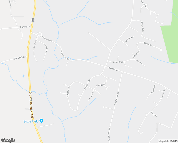 map of restaurants, bars, coffee shops, grocery stores, and more near 6910 Stratford Drive in Sykesville