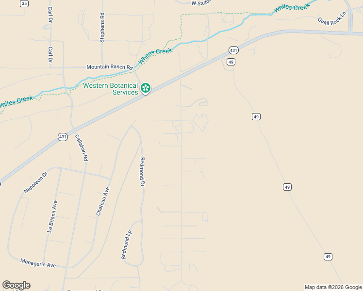 map of restaurants, bars, coffee shops, grocery stores, and more near 15400 Fawn Lane in Reno