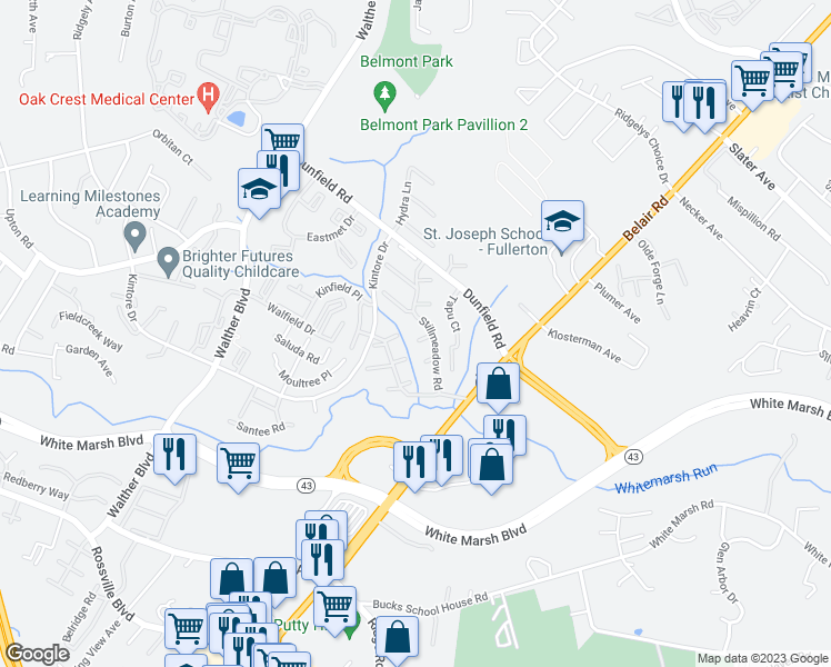 map of restaurants, bars, coffee shops, grocery stores, and more near 18 Dunnett Court in Nottingham