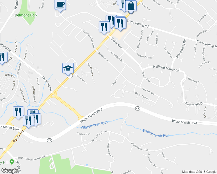 map of restaurants, bars, coffee shops, grocery stores, and more near 34 Heavrin Court in Nottingham