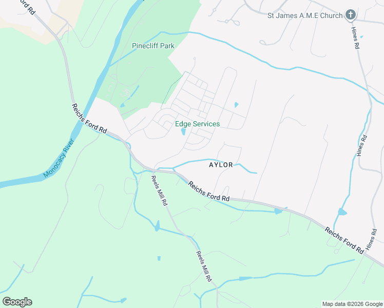 map of restaurants, bars, coffee shops, grocery stores, and more near 5505 Hawk Ridge Road in Frederick