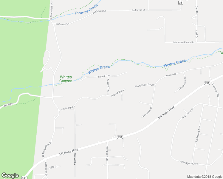 map of restaurants, bars, coffee shops, grocery stores, and more near 6375 Legend Vista in Reno