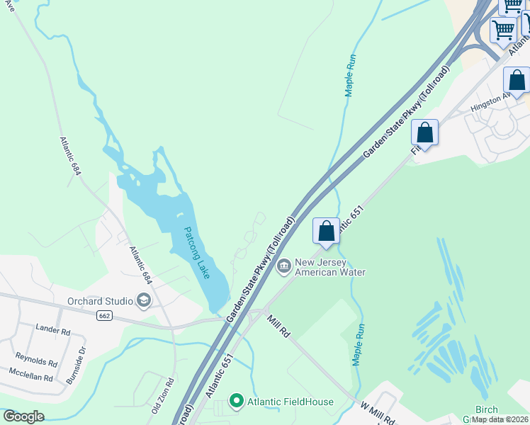 map of restaurants, bars, coffee shops, grocery stores, and more near 701 Jonathon Court in Egg Harbor Township
