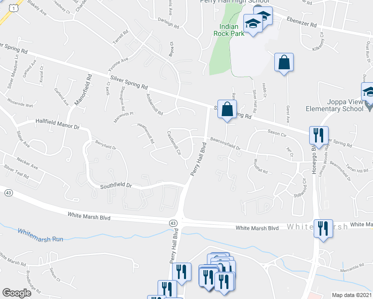map of restaurants, bars, coffee shops, grocery stores, and more near 6 Crosswall Court in Nottingham