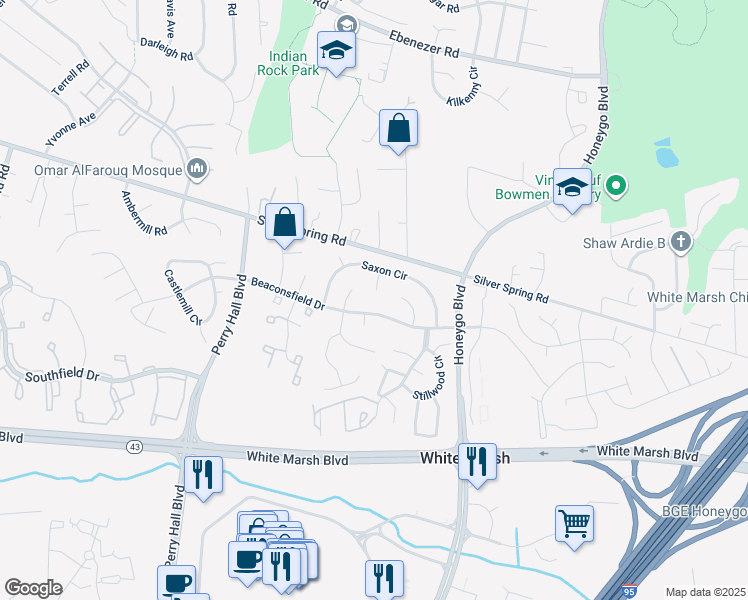 map of restaurants, bars, coffee shops, grocery stores, and more near 10 Gamewell Garth in Nottingham