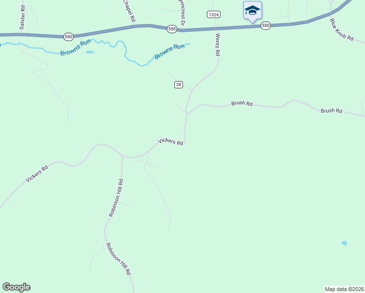 map of restaurants, bars, coffee shops, grocery stores, and more near 9 Vickers Road in Marietta