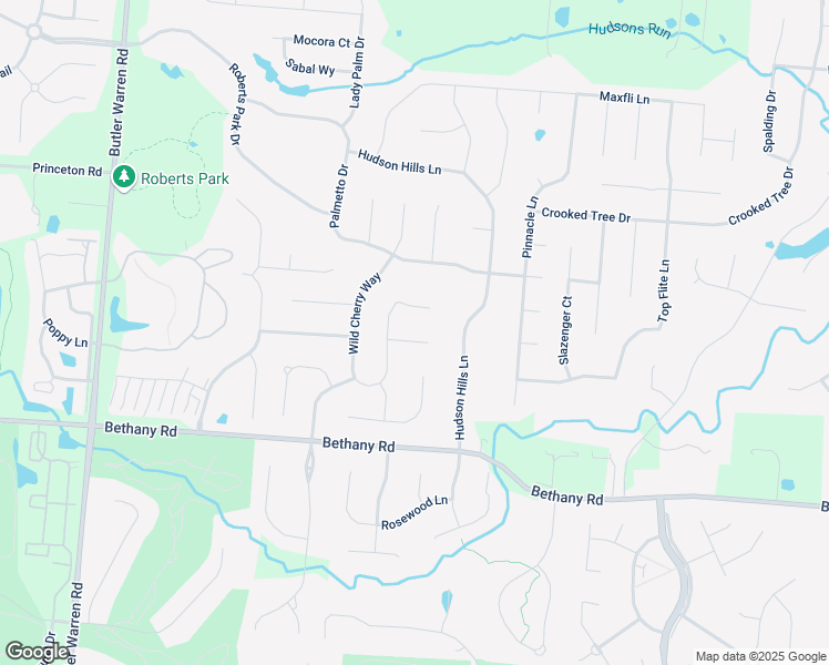map of restaurants, bars, coffee shops, grocery stores, and more near 6424 Cedar Creek Court in Mason