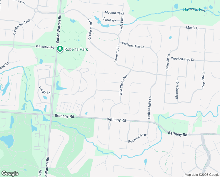 map of restaurants, bars, coffee shops, grocery stores, and more near 6608 Wilder Woods Way in Mason
