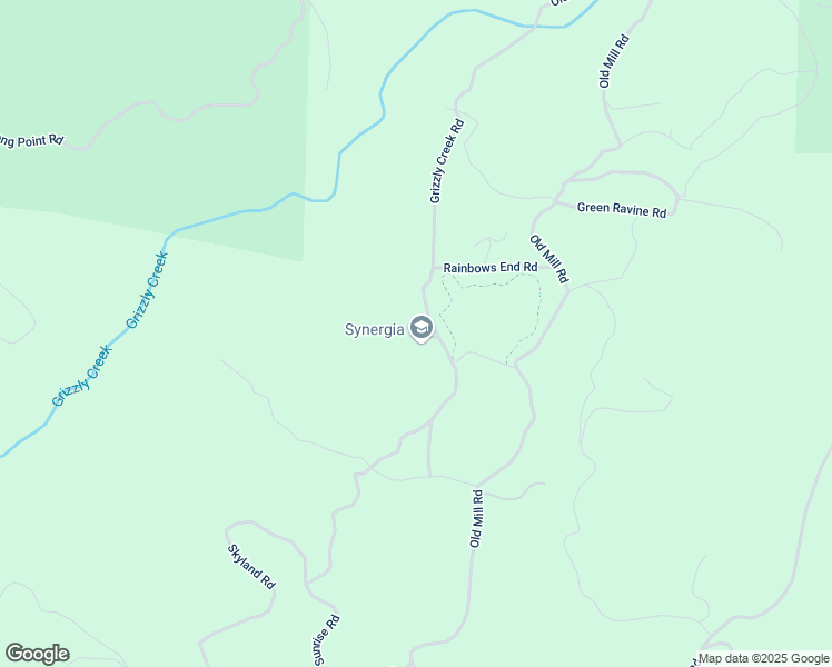map of restaurants, bars, coffee shops, grocery stores, and more near 18441 Rainbows End Road in Nevada City