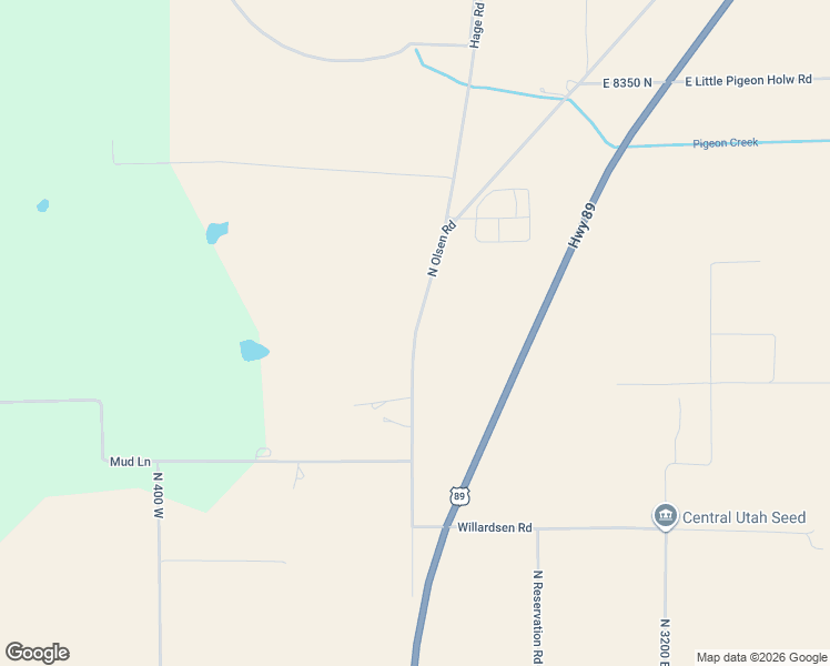 map of restaurants, bars, coffee shops, grocery stores, and more near Pioneer Cemetary Road in Ephraim