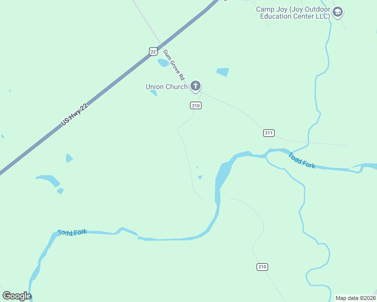 map of restaurants, bars, coffee shops, grocery stores, and more near 2432 Township Highway 210 in Clarksville