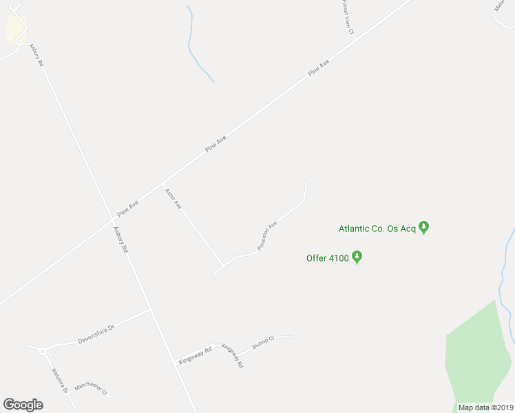 map of restaurants, bars, coffee shops, grocery stores, and more near 10 Princeton Avenue in Egg Harbor Township