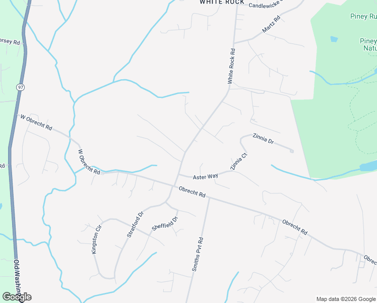 map of restaurants, bars, coffee shops, grocery stores, and more near 6833 White Rock Road in Eldersburg