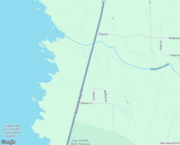 map of restaurants, bars, coffee shops, grocery stores, and more near 16701 California 1 in Fort Bragg
