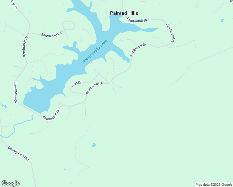 map of restaurants, bars, coffee shops, grocery stores, and more near 4039 Rembrandt Drive in Martinsville