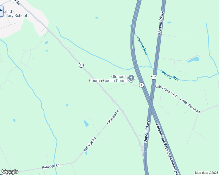 map of restaurants, bars, coffee shops, grocery stores, and more near 109 New Discovery Road in Townsend