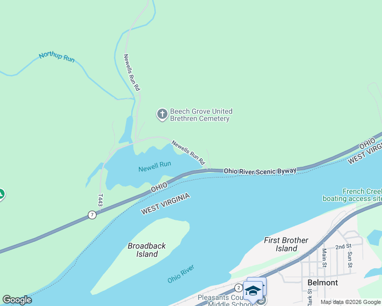 map of restaurants, bars, coffee shops, grocery stores, and more near 160 newells run rd in Newport