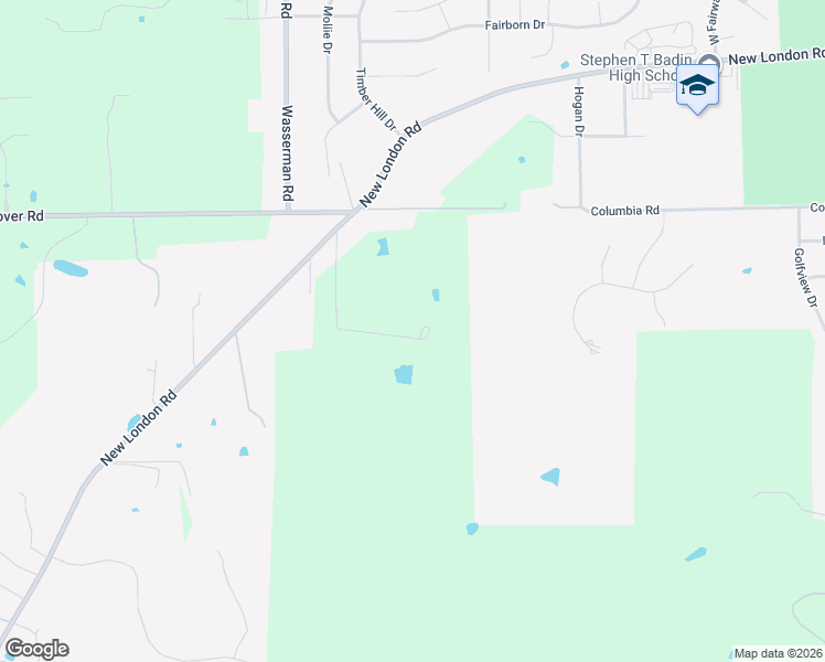 map of restaurants, bars, coffee shops, grocery stores, and more near 1030 Hamilton New London Road in Hamilton