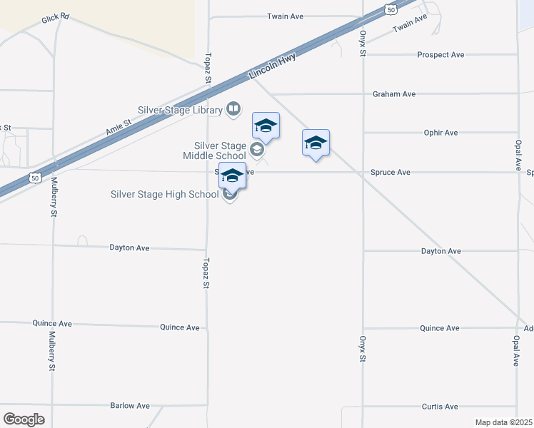 map of restaurants, bars, coffee shops, grocery stores, and more near 3755 Spruce Avenue in Silver Springs