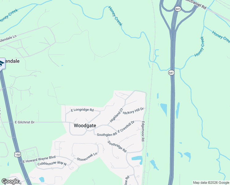 map of restaurants, bars, coffee shops, grocery stores, and more near 600 Putter Point Court in Terre Haute