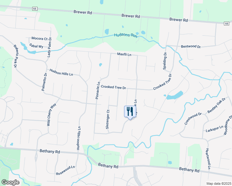 map of restaurants, bars, coffee shops, grocery stores, and more near 3564 Dunlop Ct in Mason