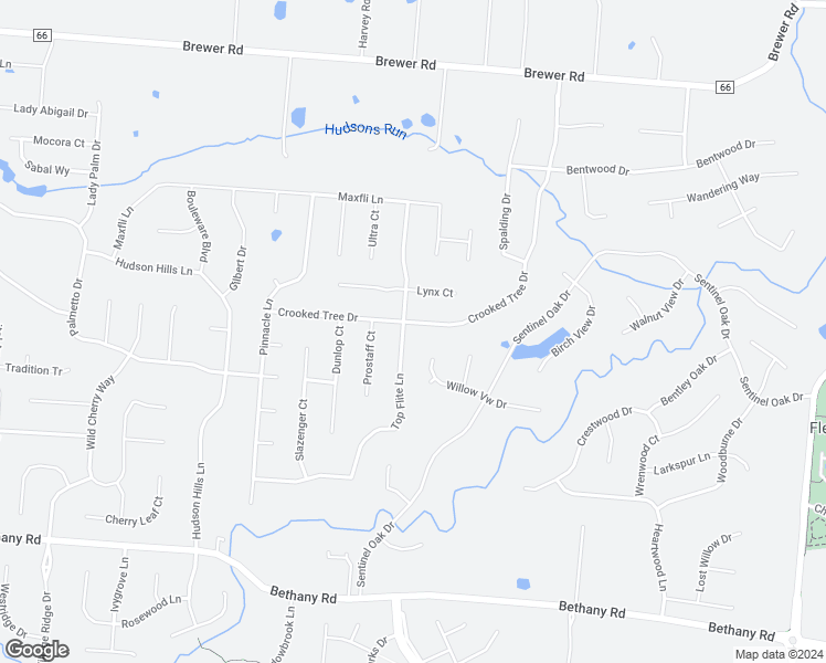 map of restaurants, bars, coffee shops, grocery stores, and more near 3536 Top Flite Lane in Mason