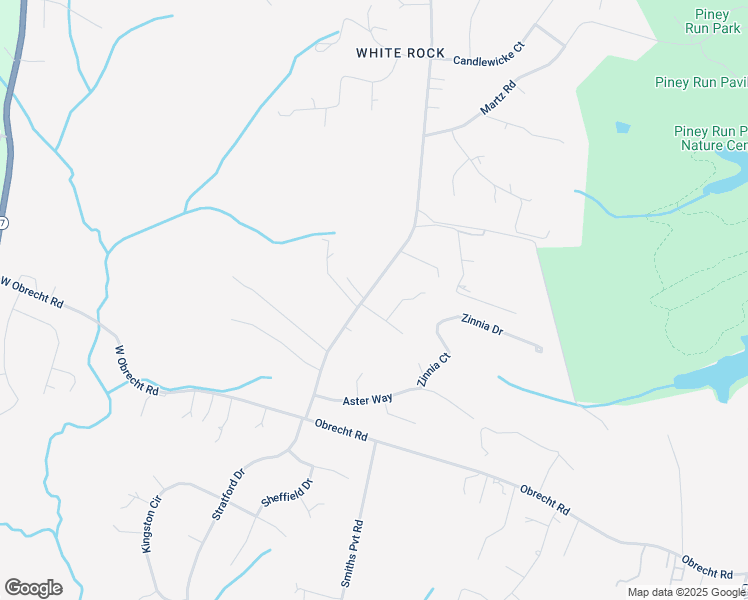 map of restaurants, bars, coffee shops, grocery stores, and more near 6751 White Rock Road in Sykesville