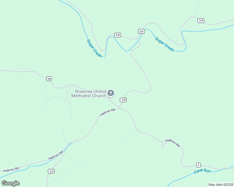 map of restaurants, bars, coffee shops, grocery stores, and more near 100 Federal Ridge Road in Saint Marys
