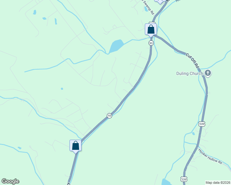 map of restaurants, bars, coffee shops, grocery stores, and more near 58 Great Oak Valley Road in Keyser