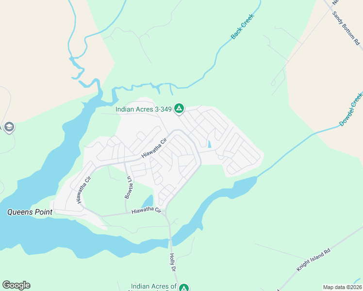 map of restaurants, bars, coffee shops, grocery stores, and more near Bald Eagle Lane in Earleville