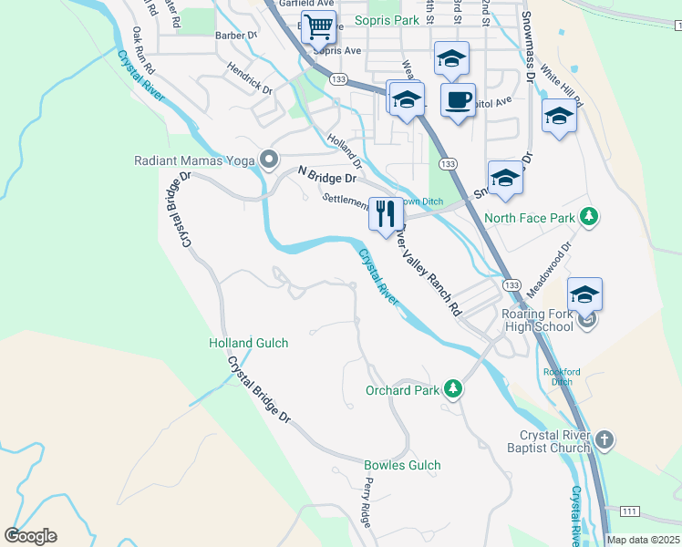 map of restaurants, bars, coffee shops, grocery stores, and more near 1168 Heritage Dr in Carbondale