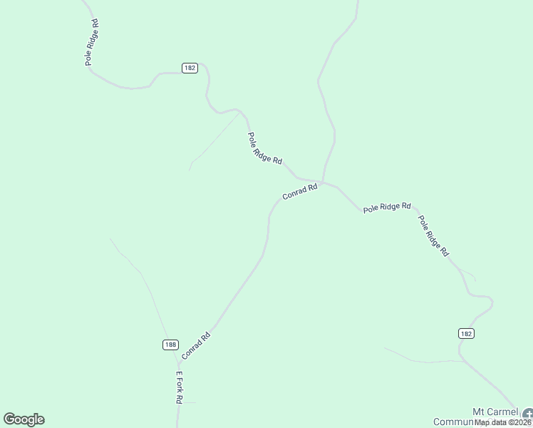 map of restaurants, bars, coffee shops, grocery stores, and more near 24205 Conrad Road in Laurelville