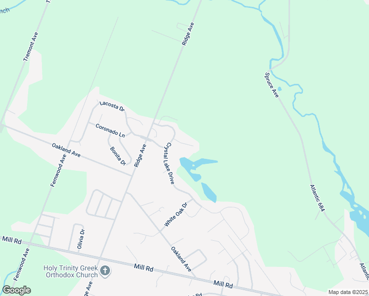 map of restaurants, bars, coffee shops, grocery stores, and more near 10 Misty Lake Court in Egg Harbor Township