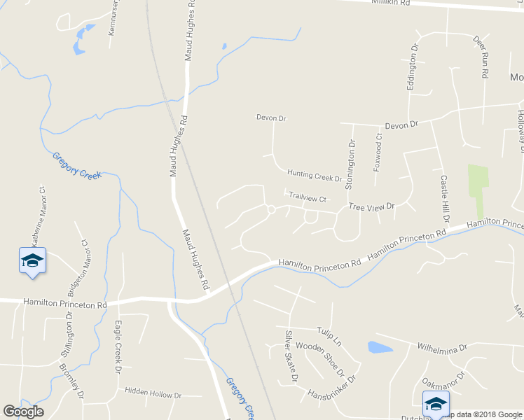 map of restaurants, bars, coffee shops, grocery stores, and more near 6485 Hughes Glen Court in Butler County