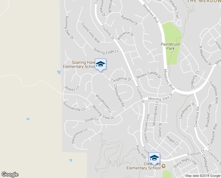 map of restaurants, bars, coffee shops, grocery stores, and more near 4552 Ginger Court in Castle Rock