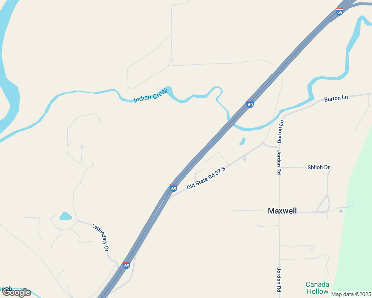 map of restaurants, bars, coffee shops, grocery stores, and more near 2450 Old State Road 37 South in Martinsville