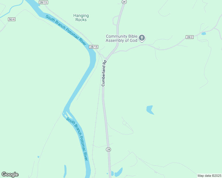map of restaurants, bars, coffee shops, grocery stores, and more near 3478 Cumberland Road in Romney