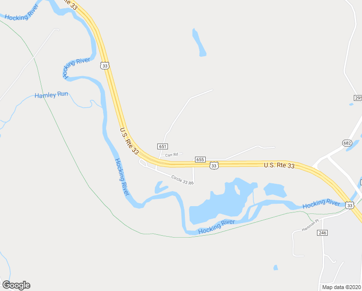 map of restaurants, bars, coffee shops, grocery stores, and more near 12946 Carr Road in Nelsonville