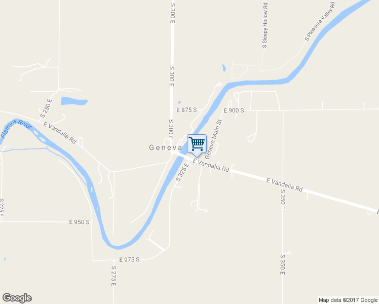 map of restaurants, bars, coffee shops, grocery stores, and more near 9275 South Geneva Road in Flat Rock