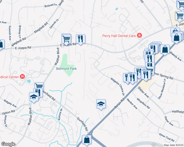 map of restaurants, bars, coffee shops, grocery stores, and more near 26 Gilland Court in Nottingham