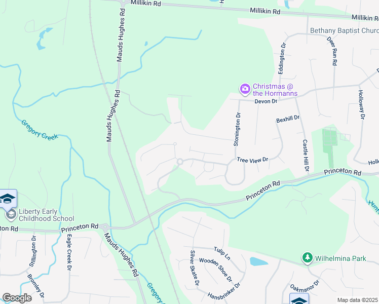 map of restaurants, bars, coffee shops, grocery stores, and more near 6513 Trailview Court in Butler County