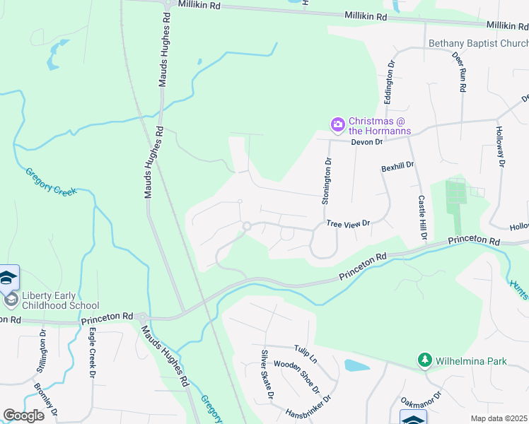 map of restaurants, bars, coffee shops, grocery stores, and more near 6513 Trailview Court in Butler County