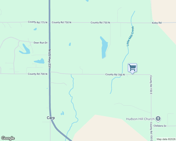 map of restaurants, bars, coffee shops, grocery stores, and more near 7559 Hudson Hill Road in Spencer