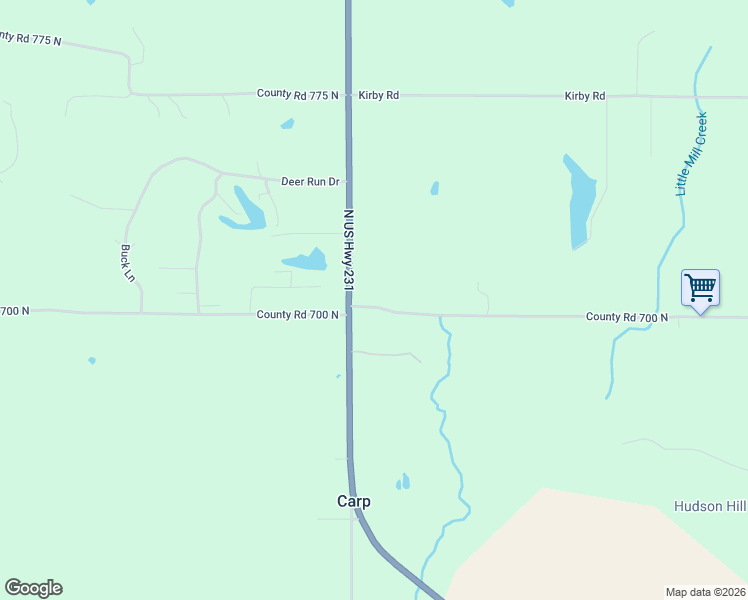 map of restaurants, bars, coffee shops, grocery stores, and more near 7588 Hudson Hill Road in Spencer
