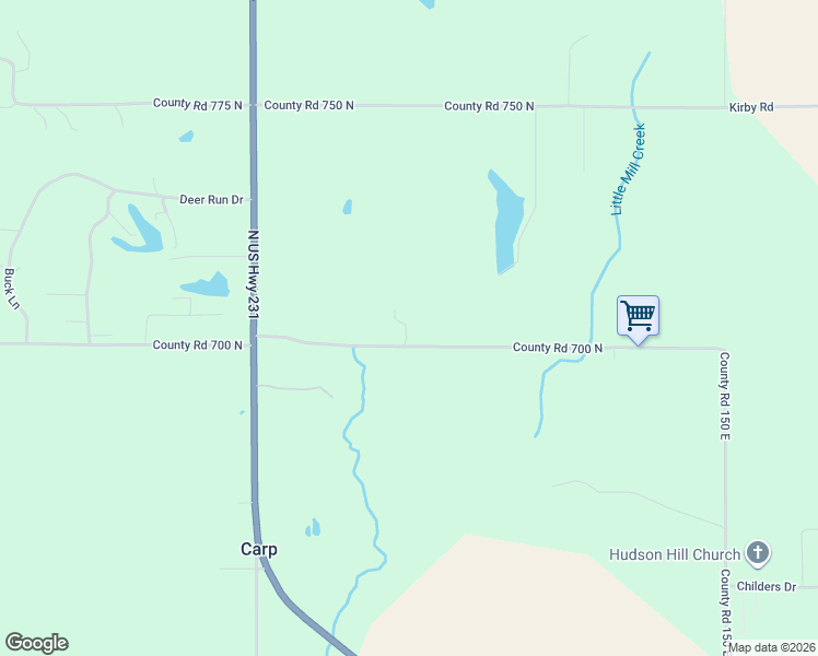 map of restaurants, bars, coffee shops, grocery stores, and more near 7559 Hudson Hill Road in Spencer