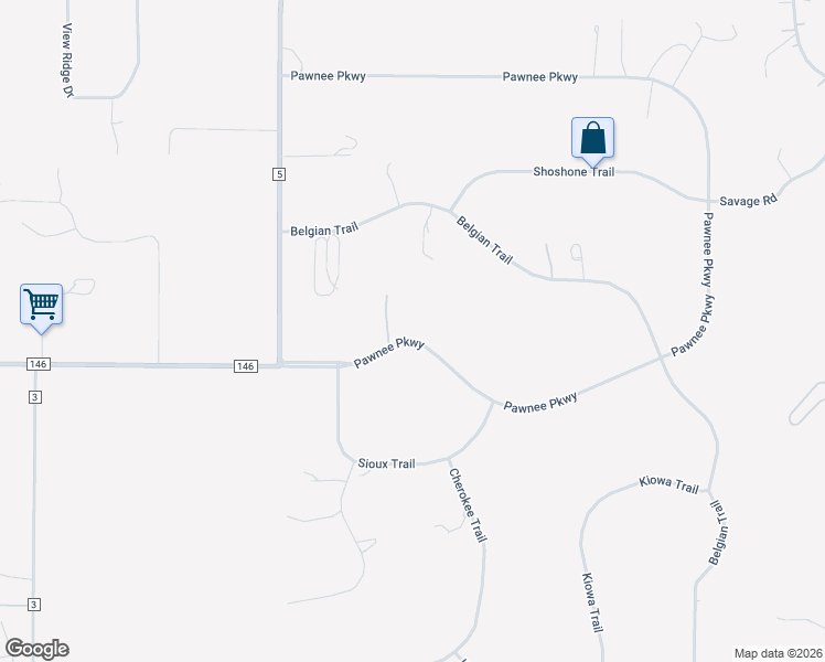 map of restaurants, bars, coffee shops, grocery stores, and more near 1123 Pawnee Parkway in Elizabeth