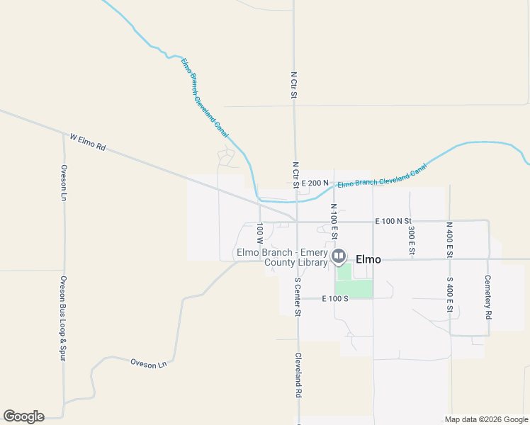 map of restaurants, bars, coffee shops, grocery stores, and more near 130 100 West in Elmo