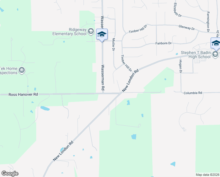 map of restaurants, bars, coffee shops, grocery stores, and more near 1370 Ross Hanover Road in Hamilton
