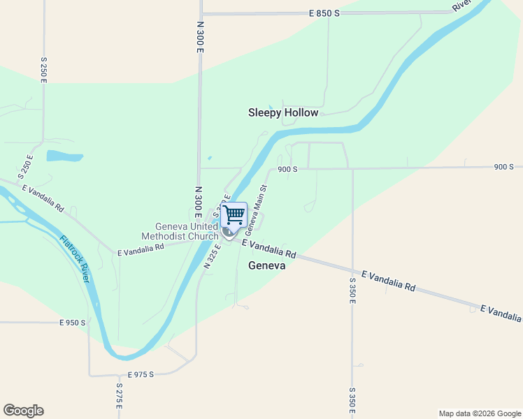 map of restaurants, bars, coffee shops, grocery stores, and more near 9144 Geneva Main Street in Flat Rock